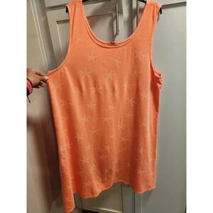 NWT FRESH PRODUCE XL Sunset Coral Sea-Star Sun Dress Starfish Oversized